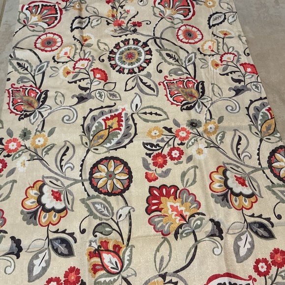 Sun Zero Blackout Curtain Set 2 Panel Floral New 40x84”L Grommet Multicolor NEW - Picture 4 of 7